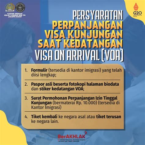 syarat visa on arrival indonesia 2023
